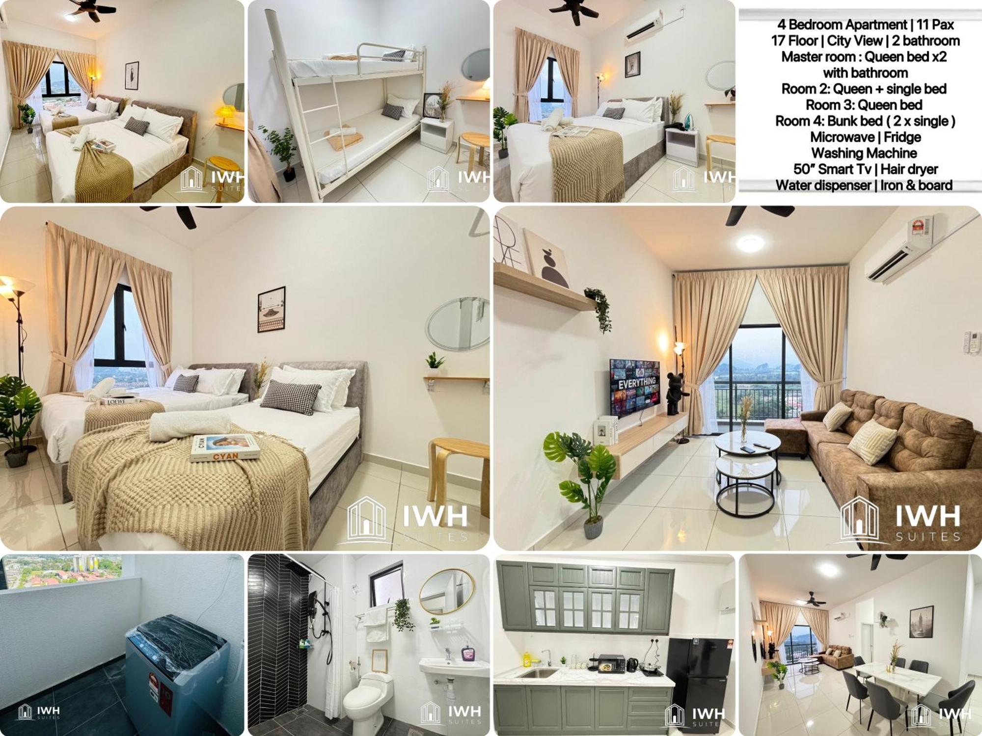 Pangsapuri Horizon Skypool Town 4-11pax By Iwh *